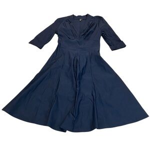 MIUSOL blue retro style dress